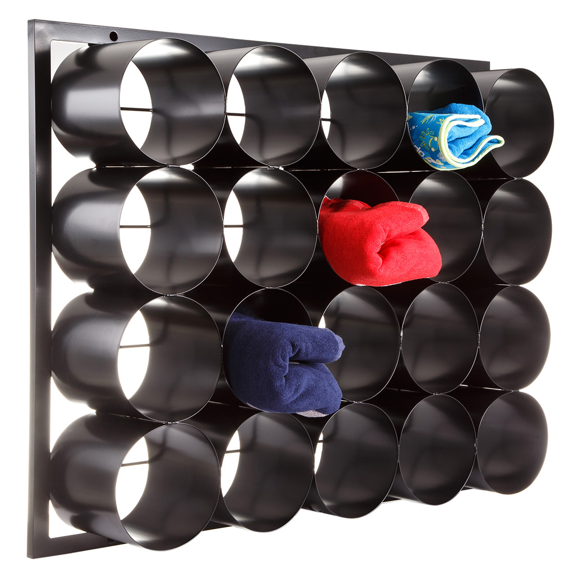 Półka basenowa typu „gołębnik” na ręczniki