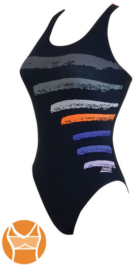 KOSTIUM KĄPIELOWY ZOGGS SYGNATURE ACTIONBACK CZARNY