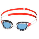 biało czerwone okulary zoggs predator