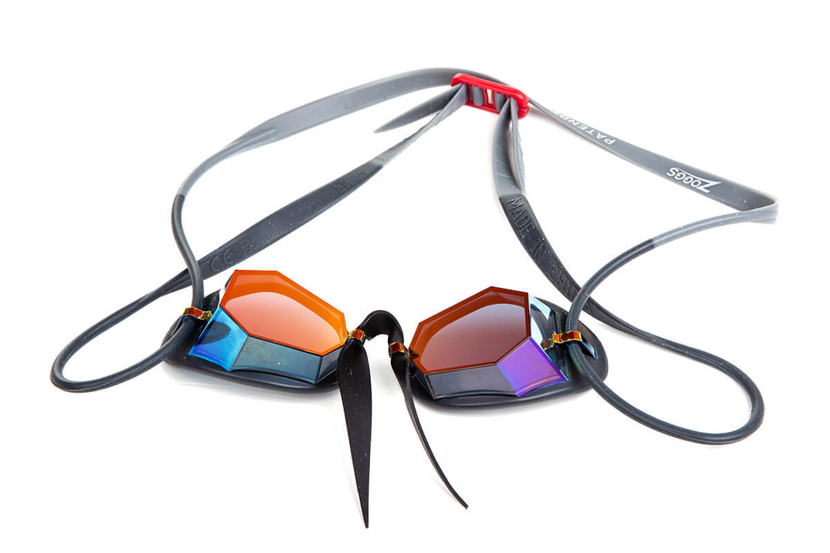 okulary plywackie treningowe zoggs diamond titanium niebieskie