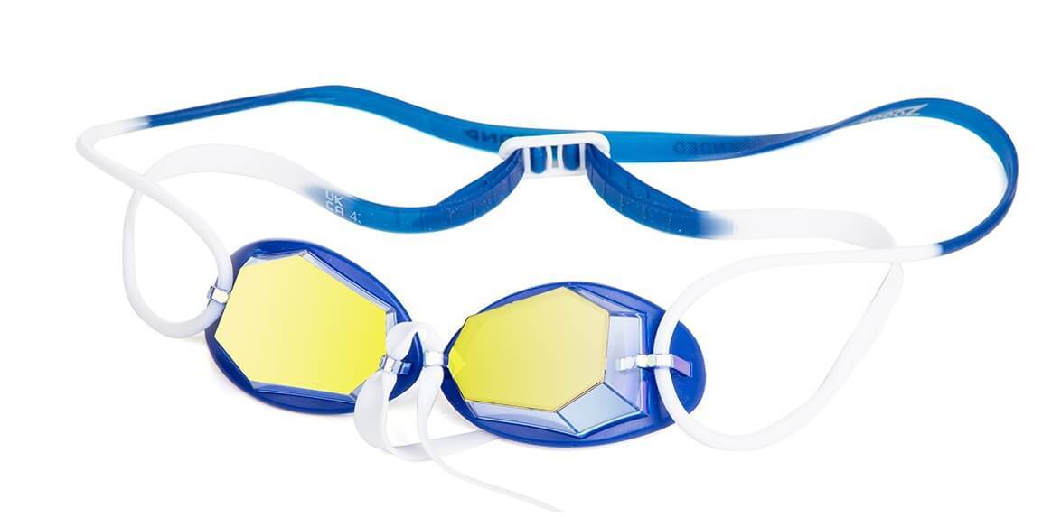 okulary plywackie treningowe zoggs diamond titanium zlote